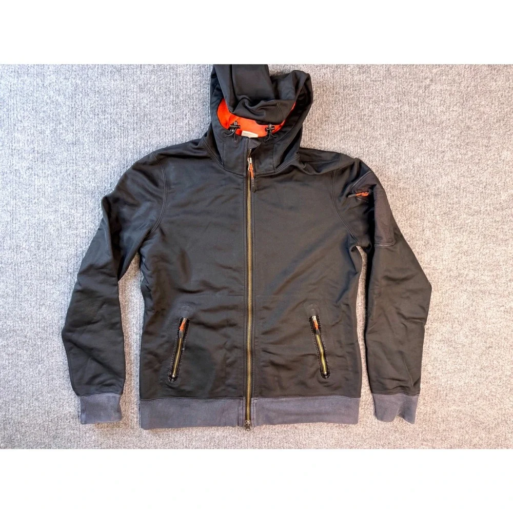 Nike Sportswear NSW Tech Fleece Hoodie Mens Large Black Full Zip Jacket Tactical